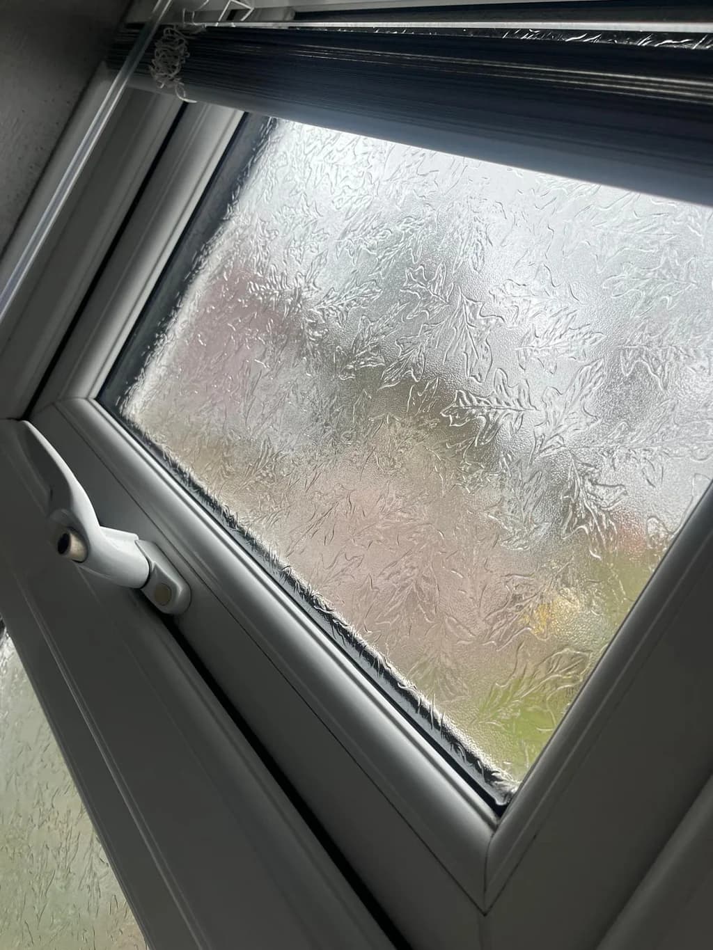 Window frame cleared of mould after a post-renovation clean